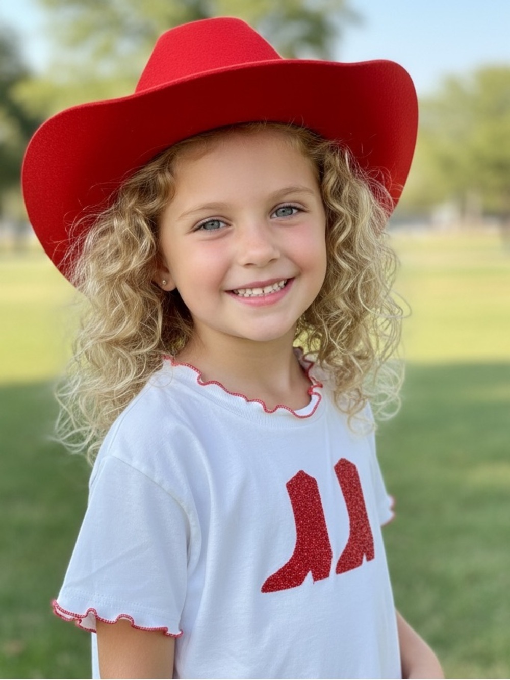 Kiddie Korral Taylor Swift TOY STORY 5 Sequin COWBOY BOOTS western T-Shirt sz M